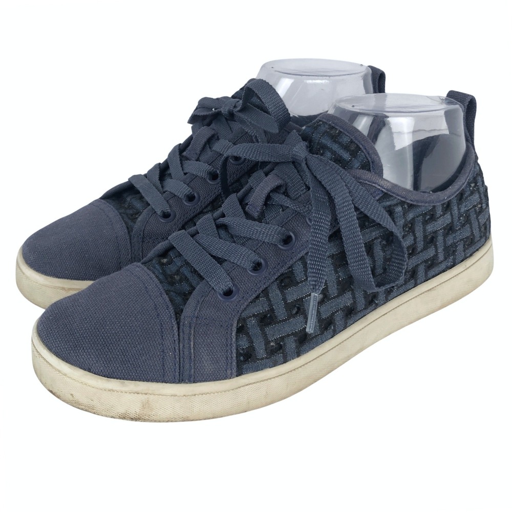 Koolaburra by UGG Navy Blue Woven Low Top Sneakers 1097329 Womens 7.5